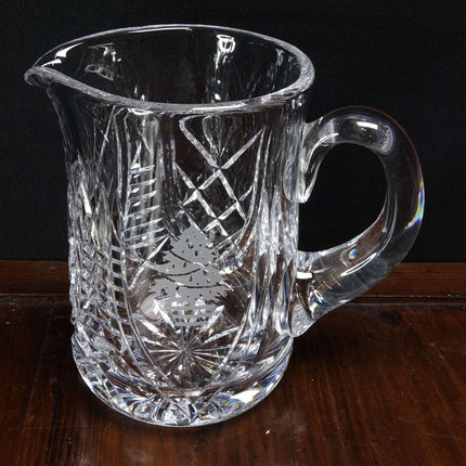 Waterford Christmas Suite 32 oz Pitcher 1999 6 3/8" tall - Estate Fresh Austin