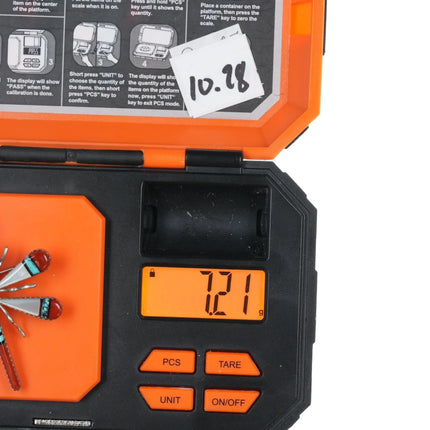 Wayne and Jocelyn Haloo Zuni Dragonfly high grade turquoise/coral/shell pendant/pin - Estate Fresh Austin