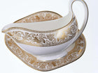 Wedgwood Gold Florentine Gravy Boat and underplate - Estate Fresh Austin