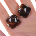 William Spratling(1900-1967) Taxco Modernist sterling brown cufflinks - Estate Fresh Austin