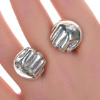 William Spratling(1900-1967) Taxco Modernist sterling fist cufflinks - Estate Fresh Austin