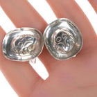 William Spratling(1900-1967) Taxco Modernist sterling Frog in pool cufflinks - Estate Fresh Austin