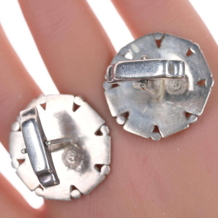 William Spratling(1900 - 1967) Taxco Modernist sterling Hand cufflinks - Estate Fresh Austin