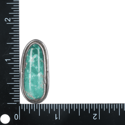 Wilson Jim Navajo silver and turquoise pendant - Estate Fresh Austin