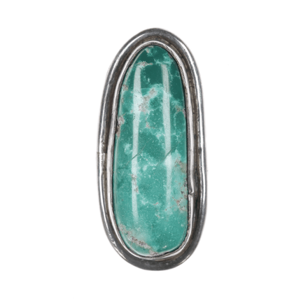 Wilson Jim Navajo silver and turquoise pendant - Estate Fresh Austin