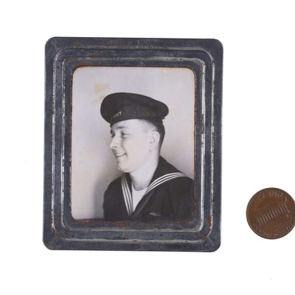 WW2 Era Photomatic Navy soldier photo booth photograph - Estate Fresh Austin