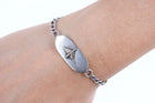 WW2 Era Sterling silver Pilots sweetheart bracelet - Estate Fresh Austin