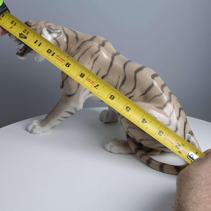 13" Bing and Grondahl Snarling Tiger Figure by Lauritz Jensen - Estate Fresh Austin