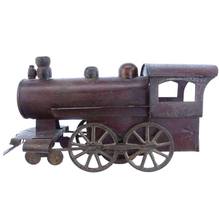 13.5" Pat 1897 Clark Hill Climber Pressed Steel Friction Toy Train Locomotive - Estate Fresh Austin
