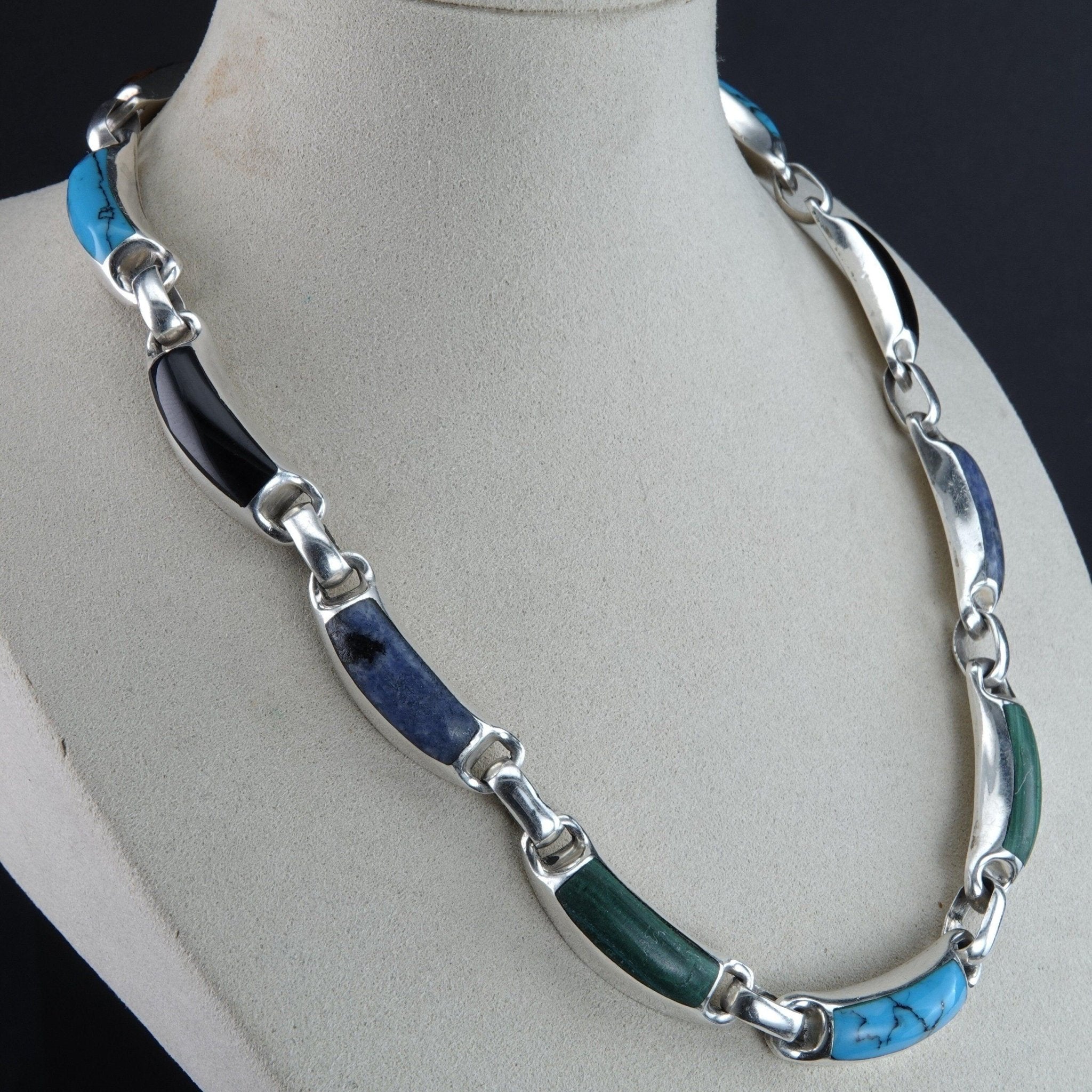 Mexican silver Collar Necklace (MEX_001j) – Yone Venice