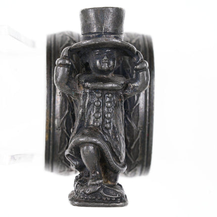 1880's Figural Napkin Ring Boy with top hat - Estate Fresh Austin