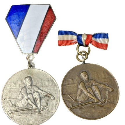 1949,1950 Manheim Germany Regatta Medals Rowing Medal - Estate Fresh Austin