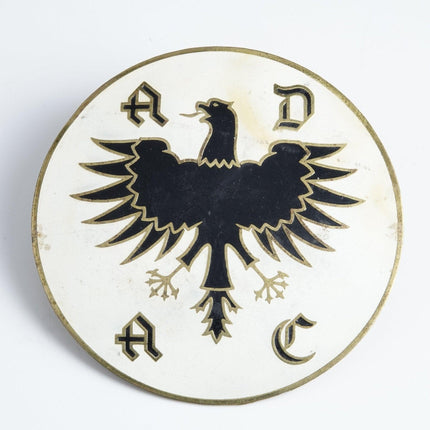 1950s ADAC," Allgemeiner Deutscher Automobil- Club" Grill badge, German Automobi - Estate Fresh Austin