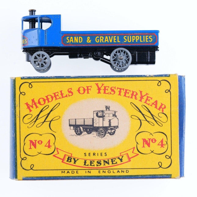 1950's Matchbox 4 Models of Yesteryear Sentinel Sand and Gravel truck - Estate Fresh Austin