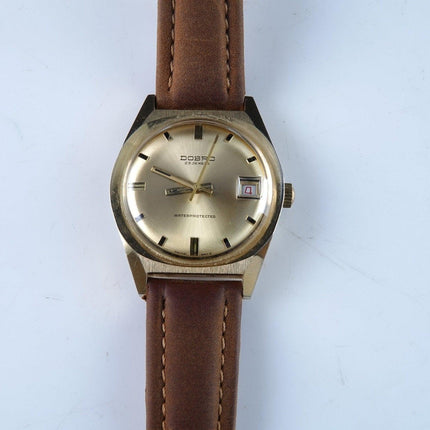 1960's Dobro 23 Jewel Calendar Watch - Estate Fresh Austin