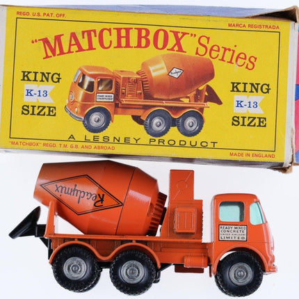 1960's Matchbox King Size K-13 Ready Mix Concrete truck - Estate Fresh Austin