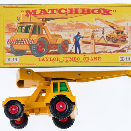 1960's Matchbox King Size K-14 Taylor Jumbo Crane in Box - Estate Fresh Austin