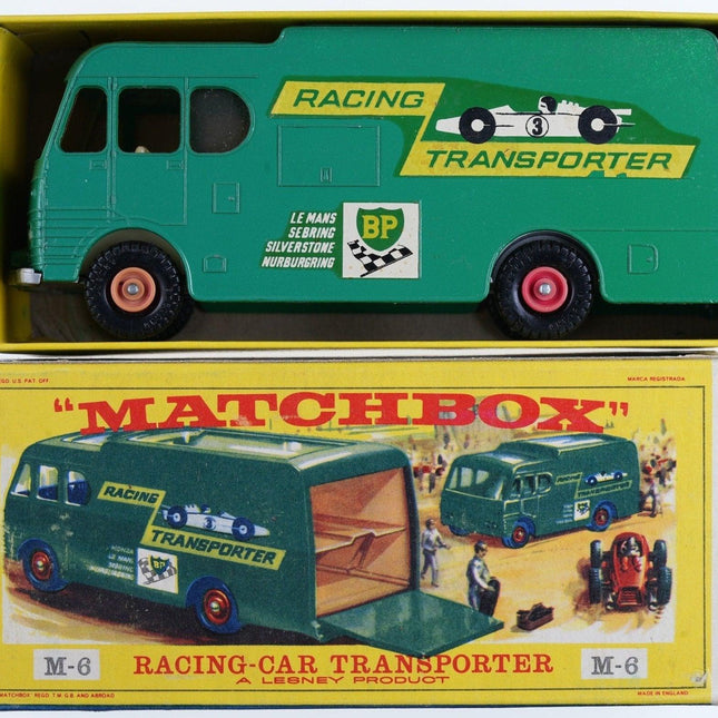 1960's Matchbox Major Pack M-6 Racing Car Transporter - Estate Fresh Austin