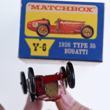 1960's Matchbox Models of Yesteryear Y-6 1926 Type 35 Bugatti - Estate Fresh Austin