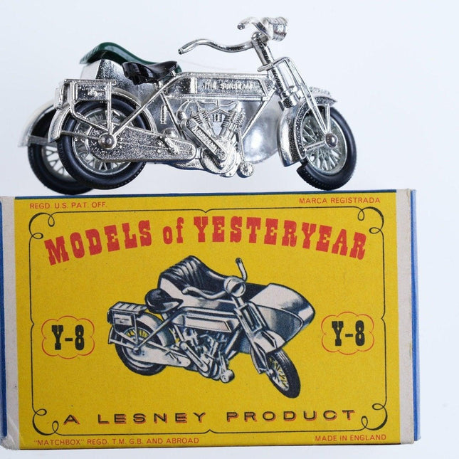 1960's Matchbox Y-8 Models of Yesteryear 1914 Sunbeam Motor Cycle in Box - Estate Fresh Austin