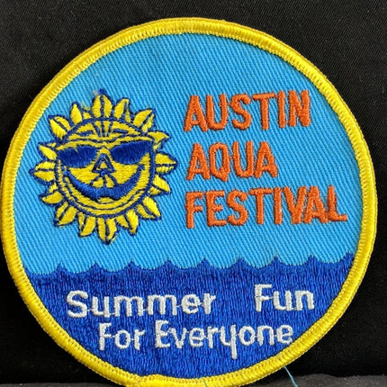 1970's Austin Aqua Festival Patch pair - Estate Fresh Austin