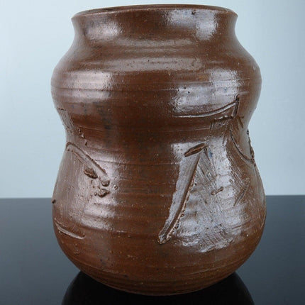 1970's Linda Genet Texas Studio Pottery vase Mid Century Modern - Estate Fresh Austin