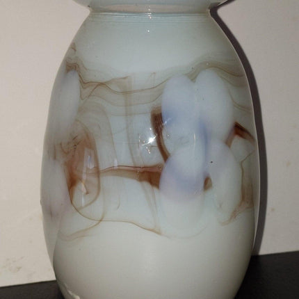 1975 Irving J Slotchiver Tennessee Studio Art Glass Vase - Estate Fresh Austin