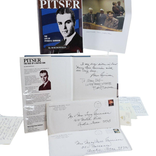 2 Signed first Editions The life of Pitser Garrison Bob Bowman - Estate Fresh Austin