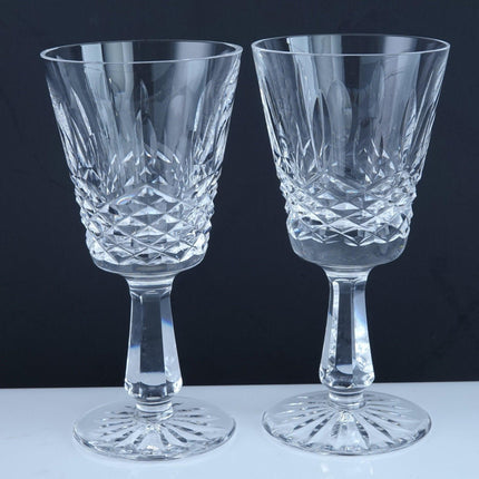 2 Waterford Kenmare Claret Wine Glasses Vintage Irish Crystal - Estate Fresh Austin