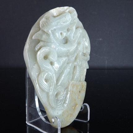239 Gram Chinese Nephrite Jade Boulder carving - Estate Fresh Austin