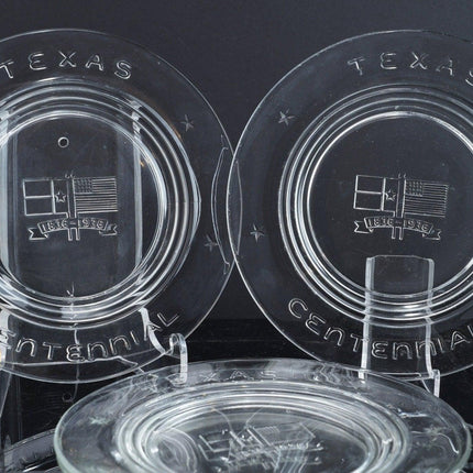 5pc Imperial 1936 Texas Centennial Glass Luncheon Set - Estate Fresh Austin