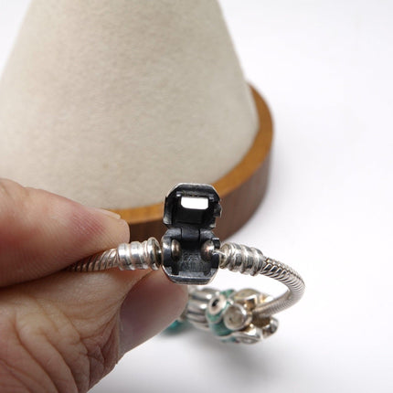 7" Pandora Sterling Charm Bracelet with charms - Estate Fresh Austin