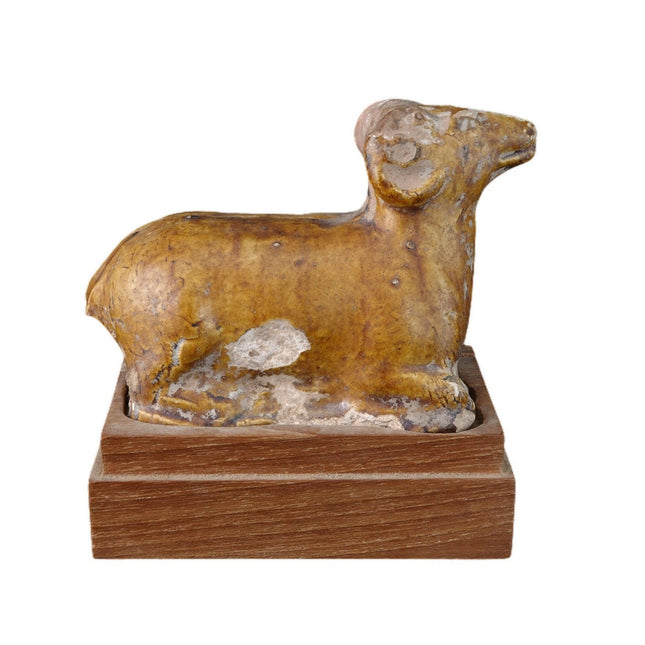 Ancient Eastern Ram figure with Provenance from the Estate Of Hugh McMath Univer - Estate Fresh Austin