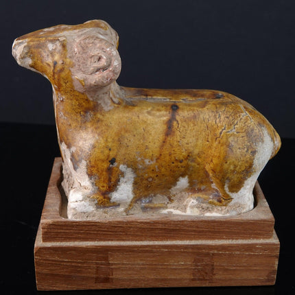 Ancient Eastern Ram figure with Provenance from the Estate Of Hugh McMath Univer - Estate Fresh Austin