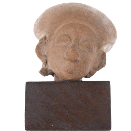 Ancient Terracotta head on stand - Estate Fresh Austin