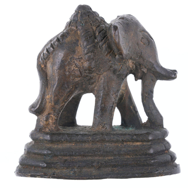 Antique Burmese Bronze Elephant Opium weight - Estate Fresh Austin