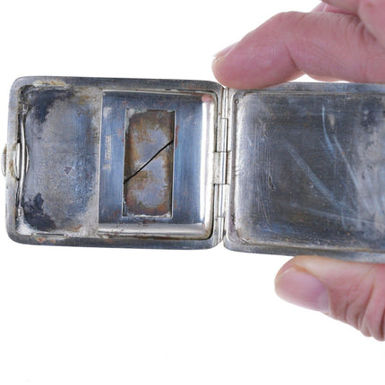 Antique Chinese Zee Sung Silver Card case - Estate Fresh Austin