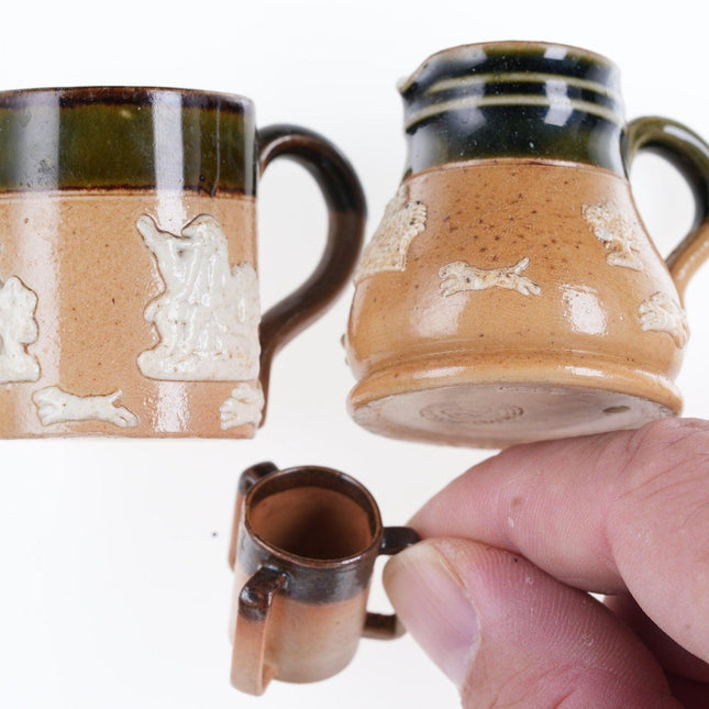 Antique Royal Doulton Stoneware miniatures - Estate Fresh Austin