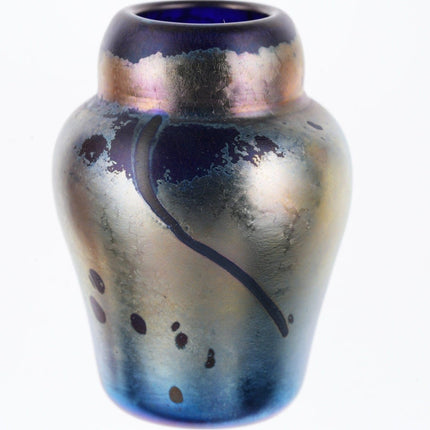 Arthur Allison Texas Studio Art glass miniature vase/toothpick holder - Estate Fresh Austin