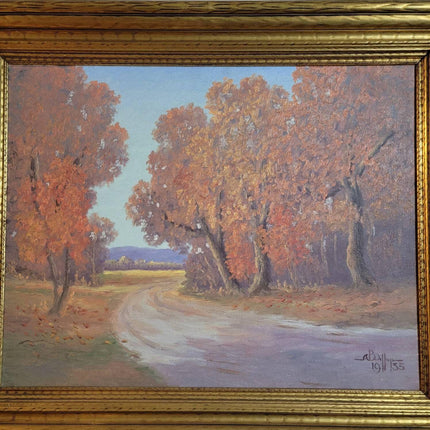 Arthur Bishop Jeffreys (American/Texas, 1892-1970) large Texas landscape paintin - Estate Fresh Austin
