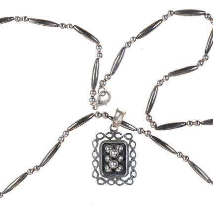 Brenda Schoenfeld Modernist Mexican Sterling Pendant/necklace - Estate Fresh Austin