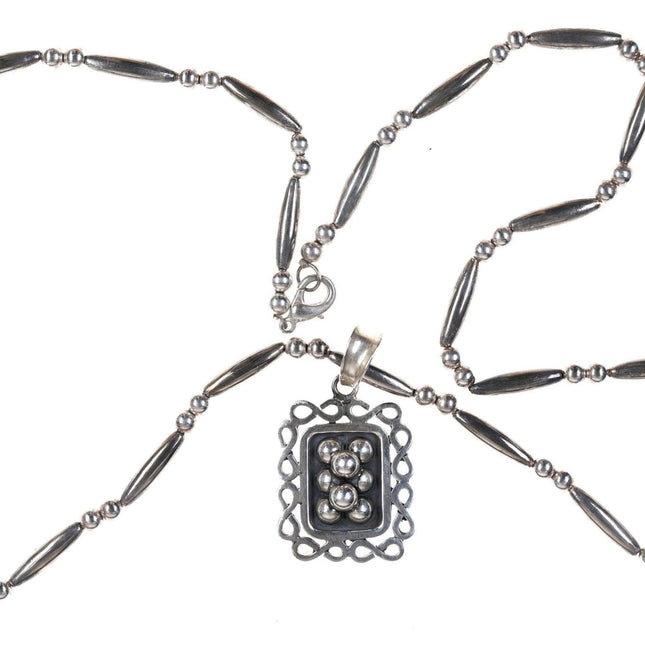 Brenda Schoenfeld Modernist Mexican Sterling Pendant/necklace - Estate Fresh Austin