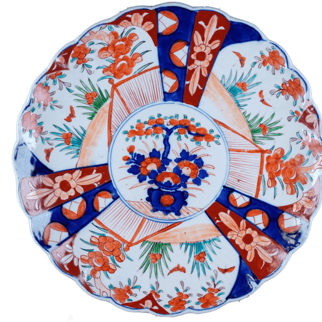 c1880 Japanese Imari Charger 12.5" - Estate Fresh Austin