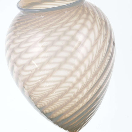 c1890 3.25" fitter Vaseline Opalescent glass lamp shade - Estate Fresh Austin