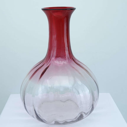 c1890 Rubina Art Glass Wine Carafe - Estate Fresh Austin