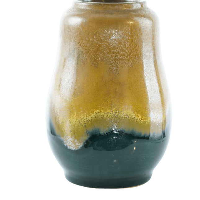 c1900 French Crystalline Art pottery vase - Estate Fresh Austin