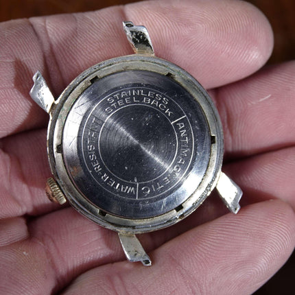 c1950 29 Jewel Perfex Incabloc Wristwatch in working order Antimagnetic Guilloch - Estate Fresh Austin
