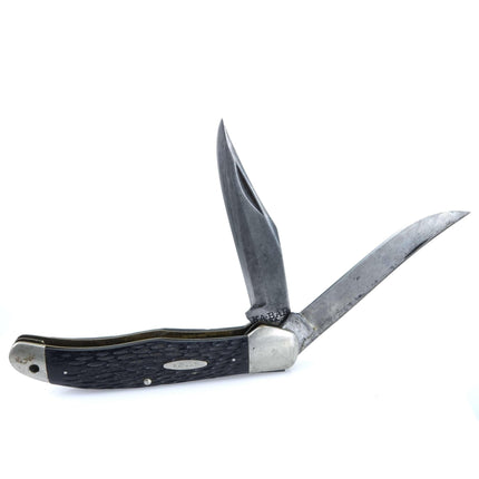 c1950 Kabar Large Folding Knife Two Blade - Estate Fresh Austin