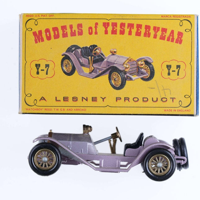 c1960 Matchbox Models of Yesteryear Y-7 Mercer 1913 Raceabout type 35j - Estate Fresh Austin