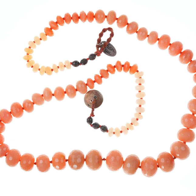 Chan Luu Peach Quartz beaded necklace - Estate Fresh Austin